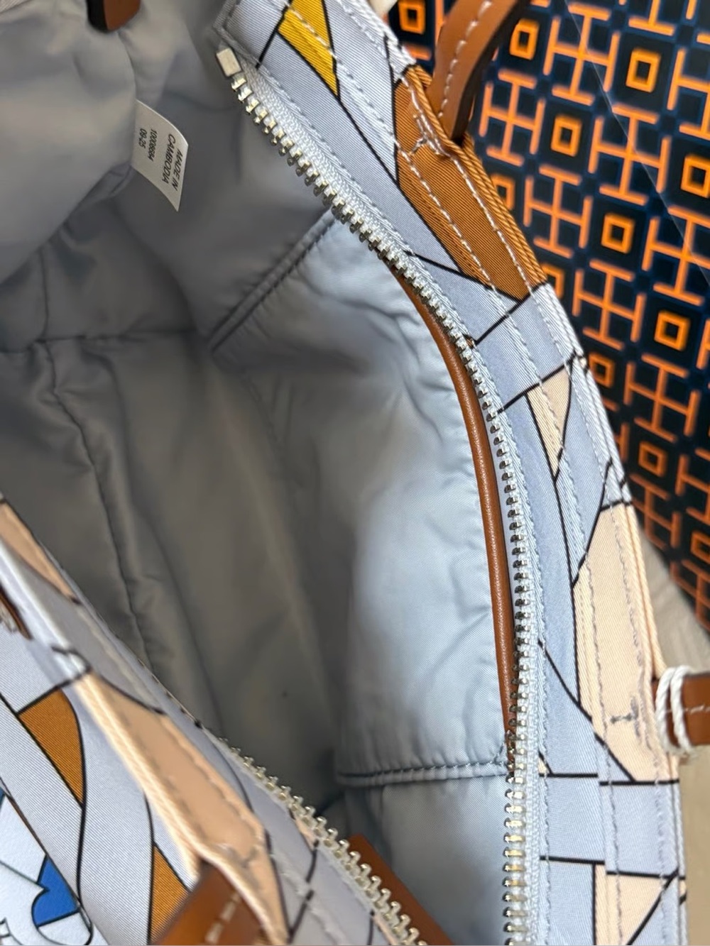 Tory Burch NYLON PRINTED MINI TOTE - Picture 12 of 13